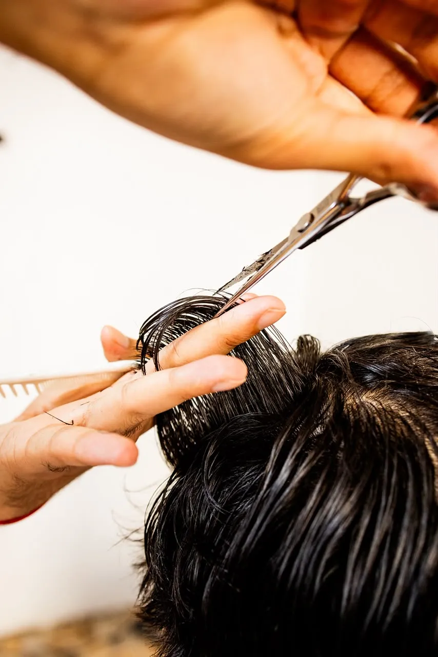 Trabajo de corte en detalle
